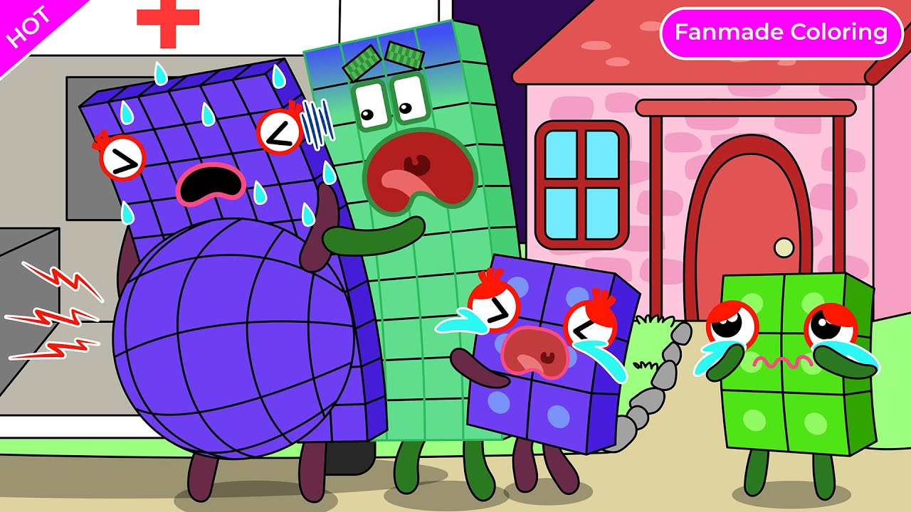Mommy! What's Wrong With Mom? Numberblocks Fanmade Coloring Story - YouTube