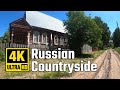 [4K] Summer Walk - Russian village  - Explore the real Russian Countryside / Virtual Walking Video