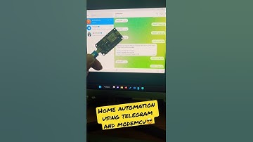 Home automation using telegram and nodemcu😜 video coming out soon🤘🏻