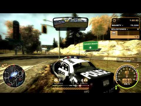 Need For Speed Most Wanted Challenge Series 44 Spike Strip 4k60fps