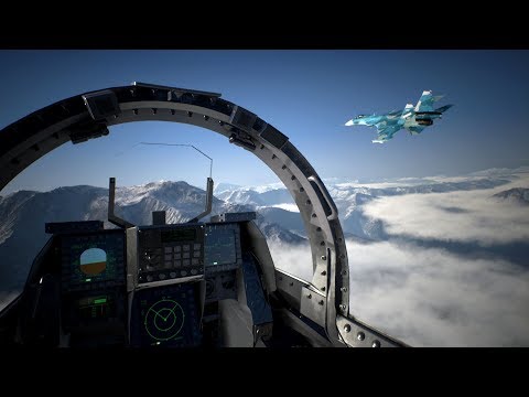 Красивейший Воздушный Бой из Игры про Истребители Ace Combat 7 Skies Unknown
