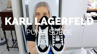 puma x karl lagerfeld suede