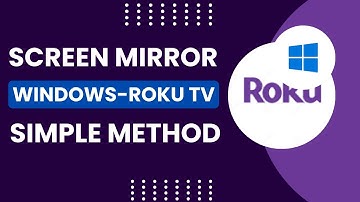 How to Screen Mirror Windows to Roku TV! [Cast Wired or Wirelessly]