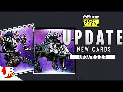 Star Wars Force Arena Update AT-AP and Droidekas!!
