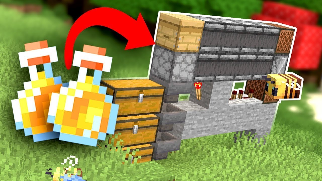 I GOT BEES HOW TO FARM HONEY IN MINECRAFT ? YouTube