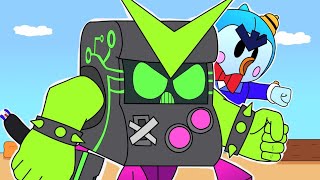 Brawl Stars Animation - Mr.p And 8-Bit Virus Parody