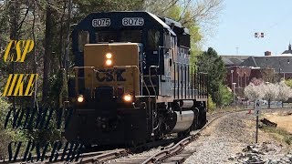 [CSXT]8075 SD40-2 Solo Rounds The Curve At A&Y Headed To Couple Up To W830 On the hard League F.NC