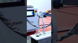 Watch This Laser Clean Metal Instantly! #shorts #wattsan #cleaning
