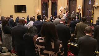 Baltimore Mayor Brandon Scott delivers the 2022 State of the City address
