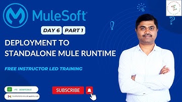 MULESOFT TRAINING DAY6-DEPLOYMENTS TO STANDALONE MULE RUNTIME