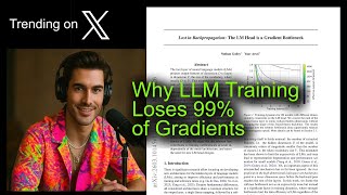 Why LLM Training Loses 99% of Gradients