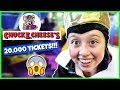 FAMILY FUN PLAYING AT CHUCK E CHEESE AND HUGE SURPRISE PRIZE HAUL!