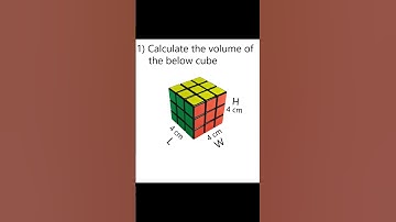 Calculating The Volume of A Cube #shorts