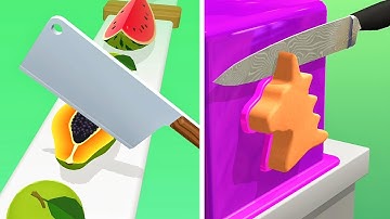 Perfect Slices vs ASMR Slicing Gameplay - Satisfying and Relaxing Video