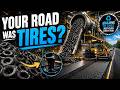 How Rubberized Asphalt Is Made From Millions Of Old Tires Inside Massive Recycling Factory