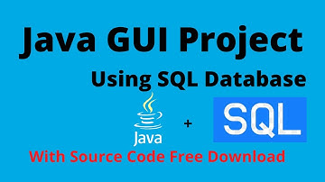 Java GUI Project using SQL Database Server | with source code | Download Java GUI Database Project