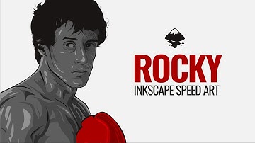 Inkscape Speed Art - ROCKY