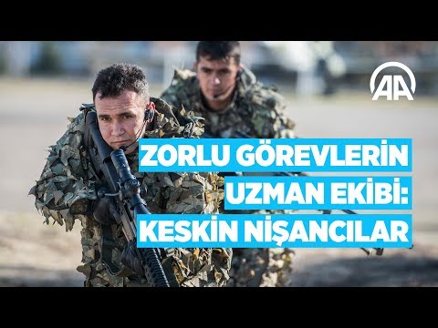 Zorlu görevlerin uzman ekibi: Keskin nişancılar