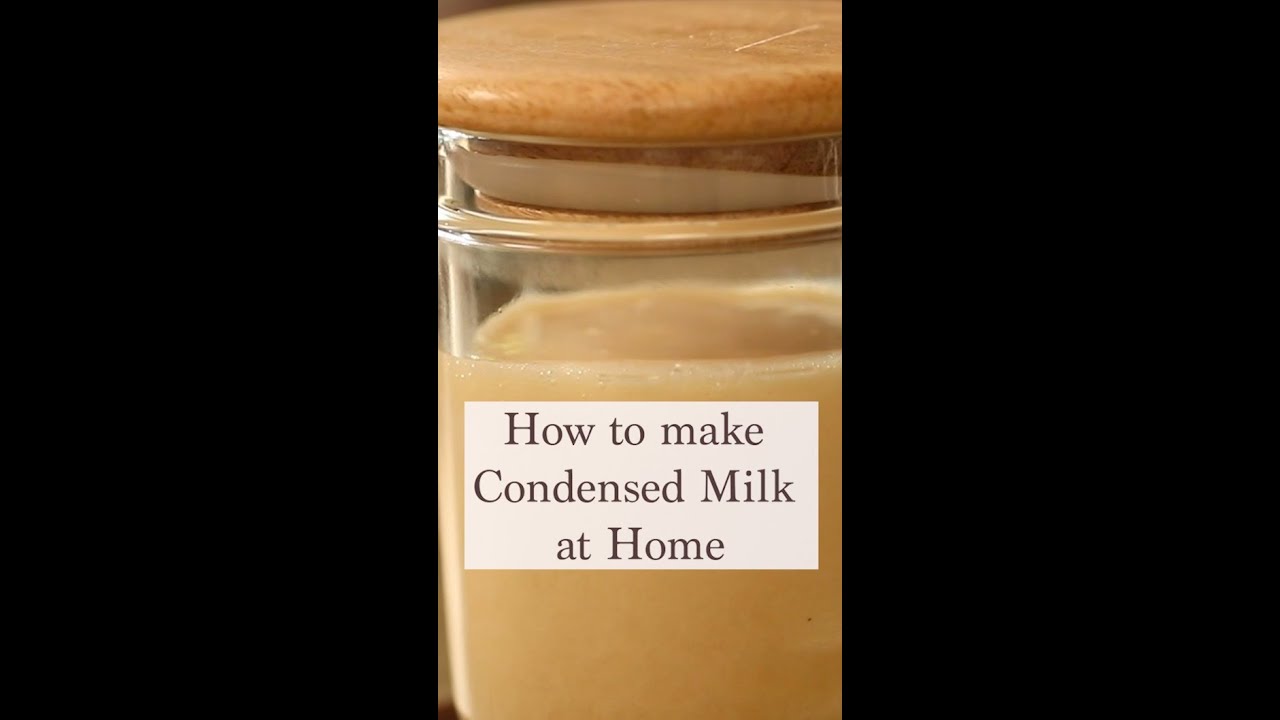 How to Make Condensed Milk at Home | #Shorts | Sanjeev Kapoor Khazana | Sanjeev Kapoor Khazana  | TedhiKheer