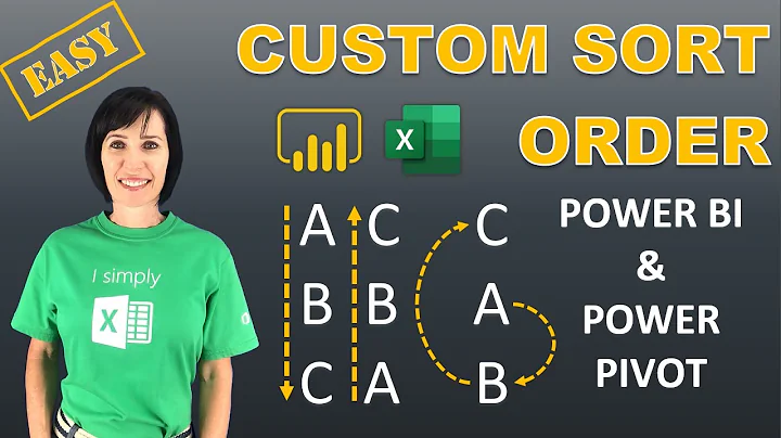 Custom Sort Order Trick in Power BI & Power Pivot