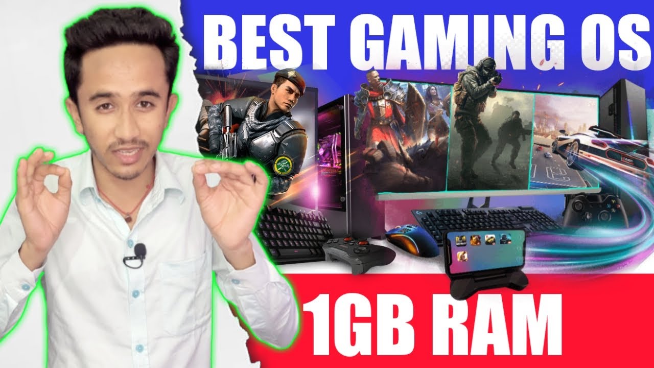 Best Android Gaming OS for Low End PC⚡1Gb RAM Needed हिन्दी YouTube