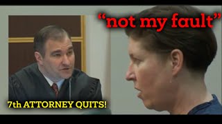 Sarah Boone's 7th Attorney EXPLAINS to judge why he's quitting