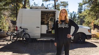 Ella construyó la autocaravana de sus sueños en 15 días: una historia de bricolaje