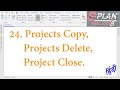 E-24. Projects Copy, Projects Delete, Project Close. || Eplan tutorial for beginners in Hindi.