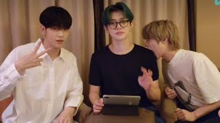 Choi line[🦊🐻🐰] on Weverse Live today #tomorrow_x_together#txt