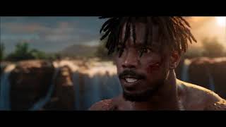 Black Panther (2018) - T'Challa vs. Killmonger Coronation Ceremony Fight Scene (Is This Your King?)