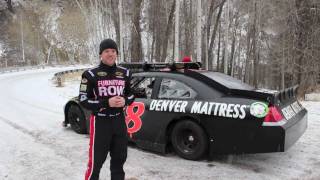 Furniture Row #78 on a snow covered road in Colorado with Warren Miller Ent Resimi