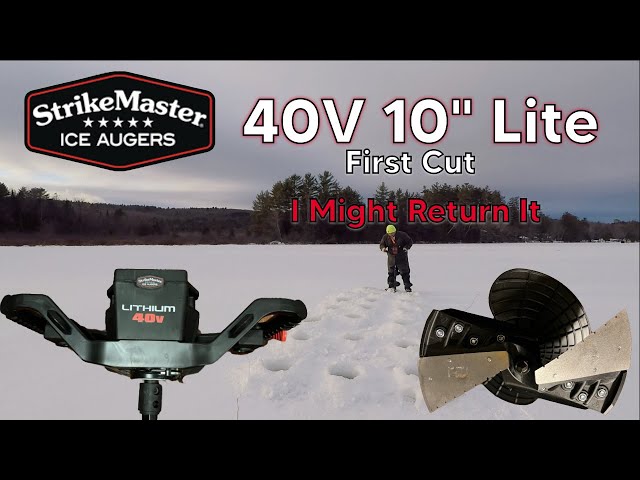 Strikemaster 40V 10 Lite First Cut and Initial Review. May have had a  problem with it? 