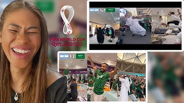 Completely Crazy Saudi Arabia Fan Reactions To 2-1 Goal Against Argentina In The World Cup |Reaction Completely Crazy Saudi Arabia Fan Reactions To 2-1 Goal Against Argentina In The World Cup |Reaction