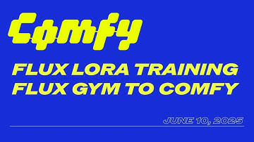Flux LoRA Training for ComfyUI