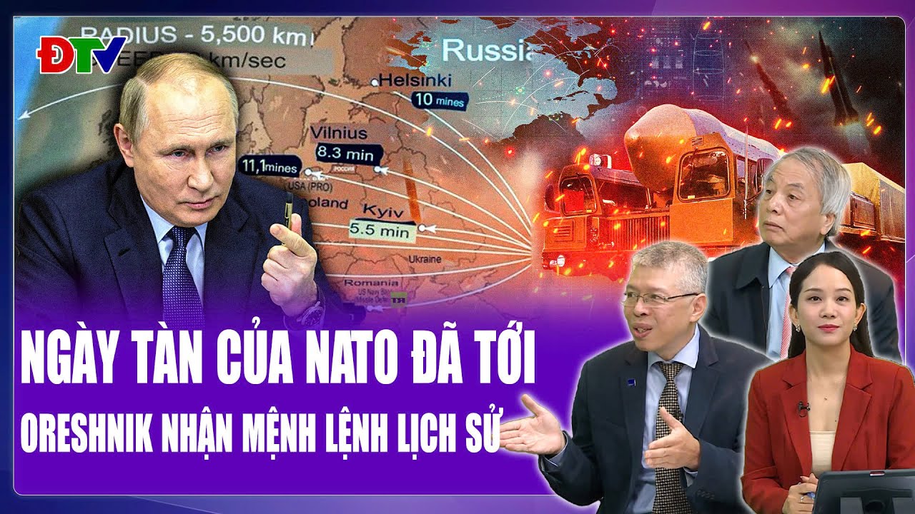 Chuyên gia: Oreshnik lên nòng nhằm thẳng Brussels, NATO - Ukraine đang “ngồi trên đống lửa”? | BLQT