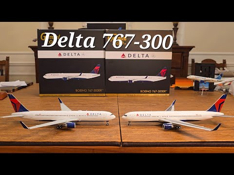 Gemini Jets 1/200 Delta 767-300ER DOUBLE Unboxing +
