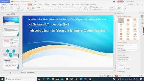 SEO introduction | 12 Science | IT | Maharashtra State Board
