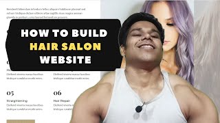 How To Build Beauty Salon Website, Spa, Hair, Complete Full Tutorial Of Salon Website 2021