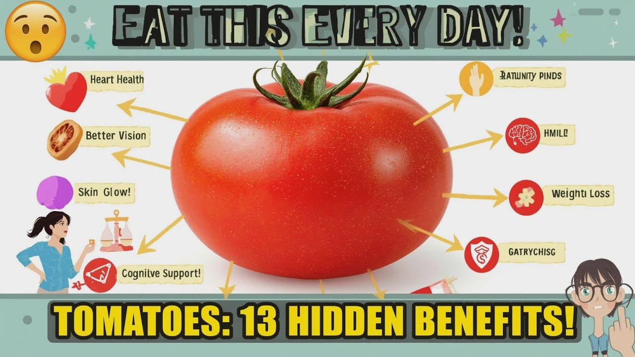 Top 13 Amazing Health Benefits of Tomatoes You Didn’t Know! 🍅