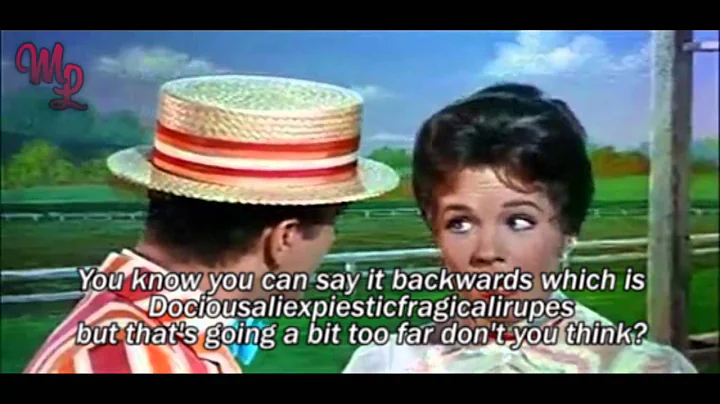 Mary Poppins (1964) - "Supercalifragil...  - Video...