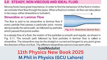 Steady, Non-Viscous & Ideal Fluid | Class 11 Physics Chapter 5 | Laminar Flow & Turbulent Flow