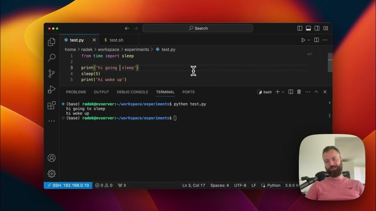 Modifying Running Python vs. Bash Script: What Happens? - YouTube