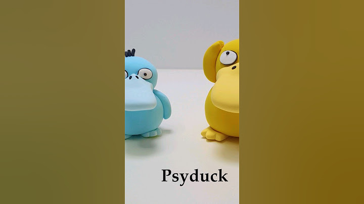 귀여운 캐릭터 포켓몬 고라파덕 만들기🦆