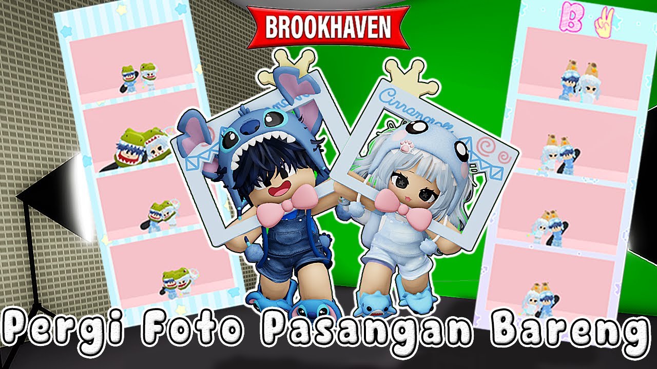 BIBI DAN @BibiBoboYt77 PERGI FOTO PASANGAN   || BROOKHAVEN RP 🏡 ROBLOX INDONESIA