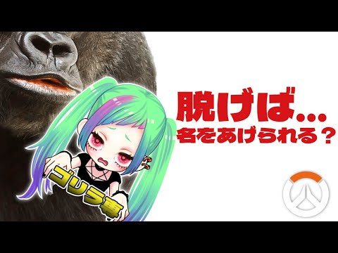 【ゴリラ専OW2】顔面パックの間少しだけ…オーバーウォッチ２【ねむい】