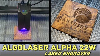 Unlock your creativity with the AlgoLaser Alpha 22W Laser Engraver!