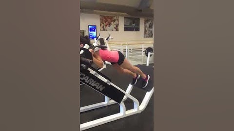 Dumbbell Divas - Reverse Hack Squats