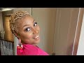 Styling Short Natural Hair: Finger Coils