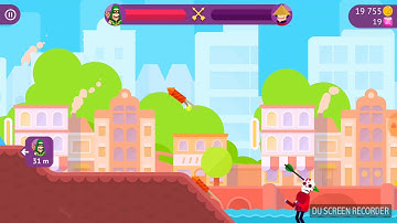 BOWMASTERS playng easy tournament with robin the quickshooter