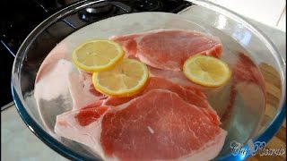 How To Wash Your Pork Meat At Home | Recipes By Chef Ricardo